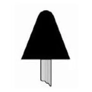 1-1/4" x 1-1/4" Mounted Points PT-60P Brown A Shaped