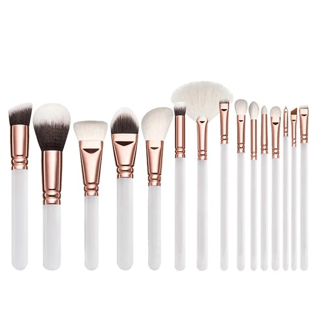 15pcs Premium Makeup Brushes Set