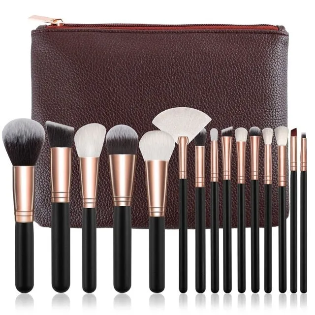 15pcs Premium Makeup Brushes Set