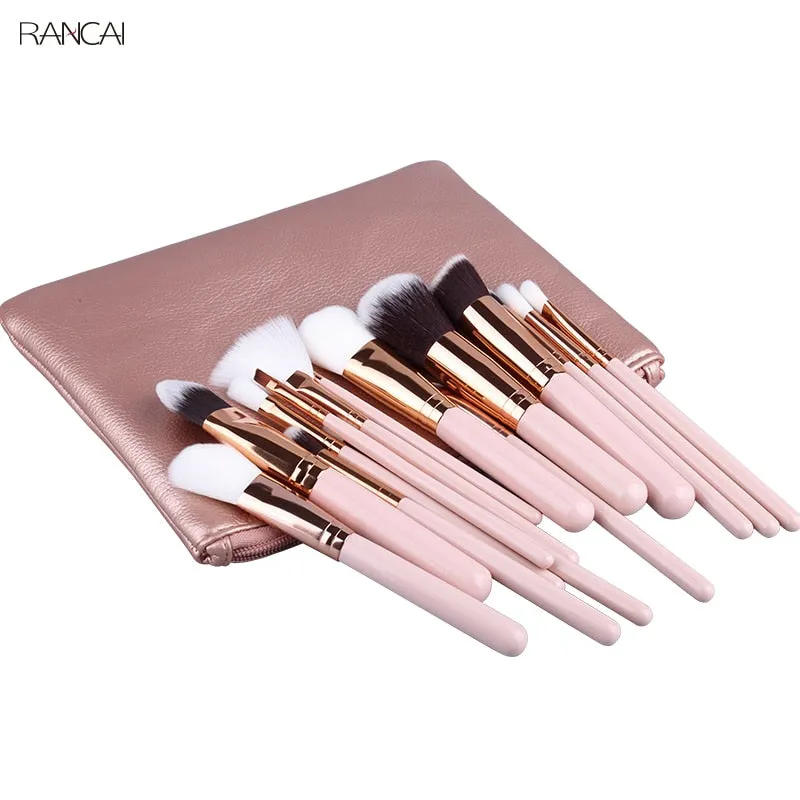 15pcs Premium Makeup Brushes Set