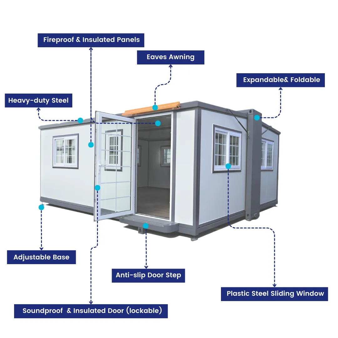 16½x20 ft Mobile Expandable Prefab House