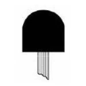 1" x 1" Mounted Points PT-60P Brown A Shaped