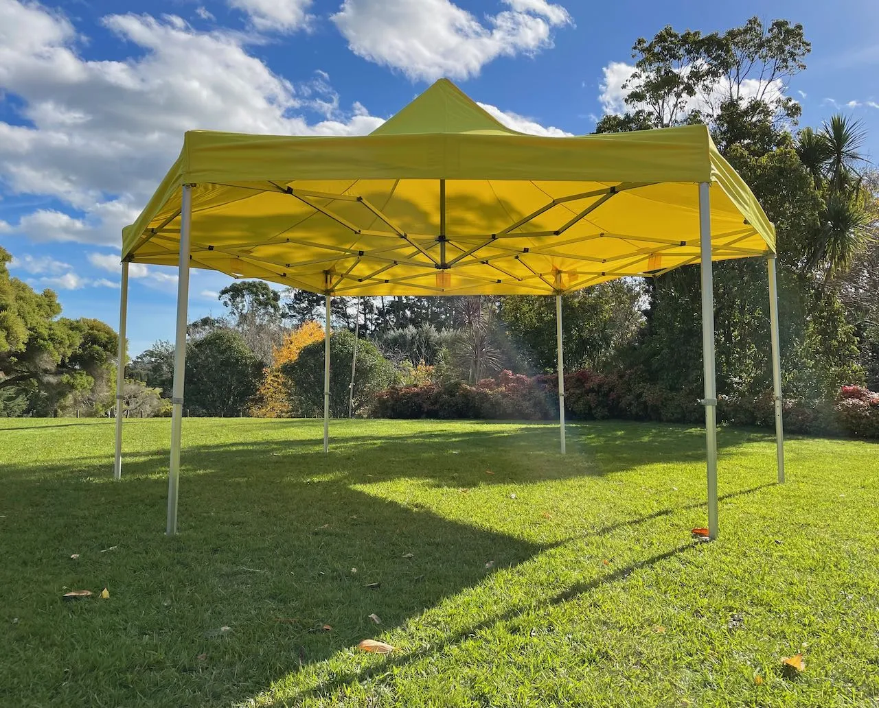 2.5x2.5x2.5 Hexagon Marquee Hire = 16m2