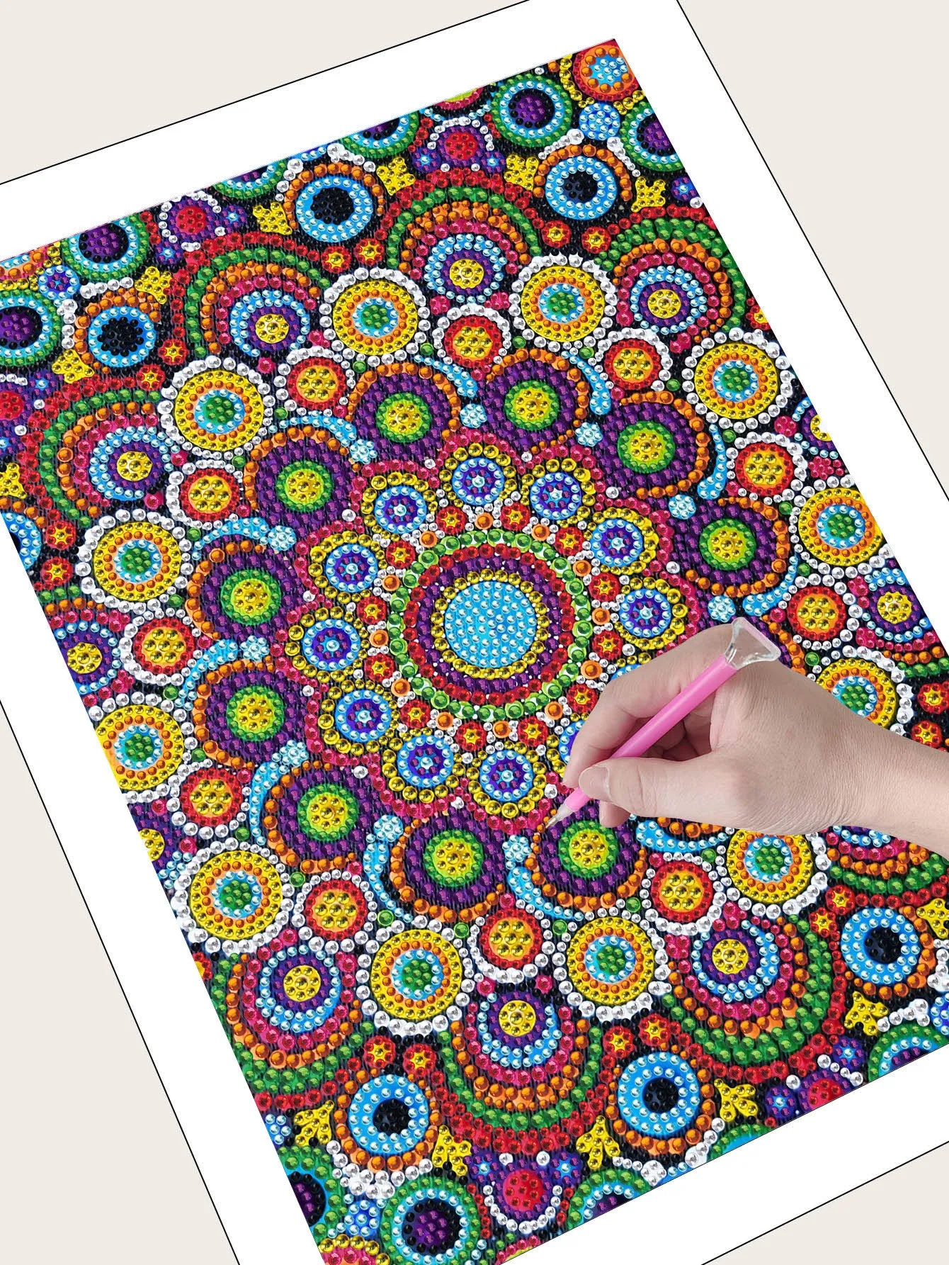 5D DIY Special-Shaped Drill-Flower  30*40CM