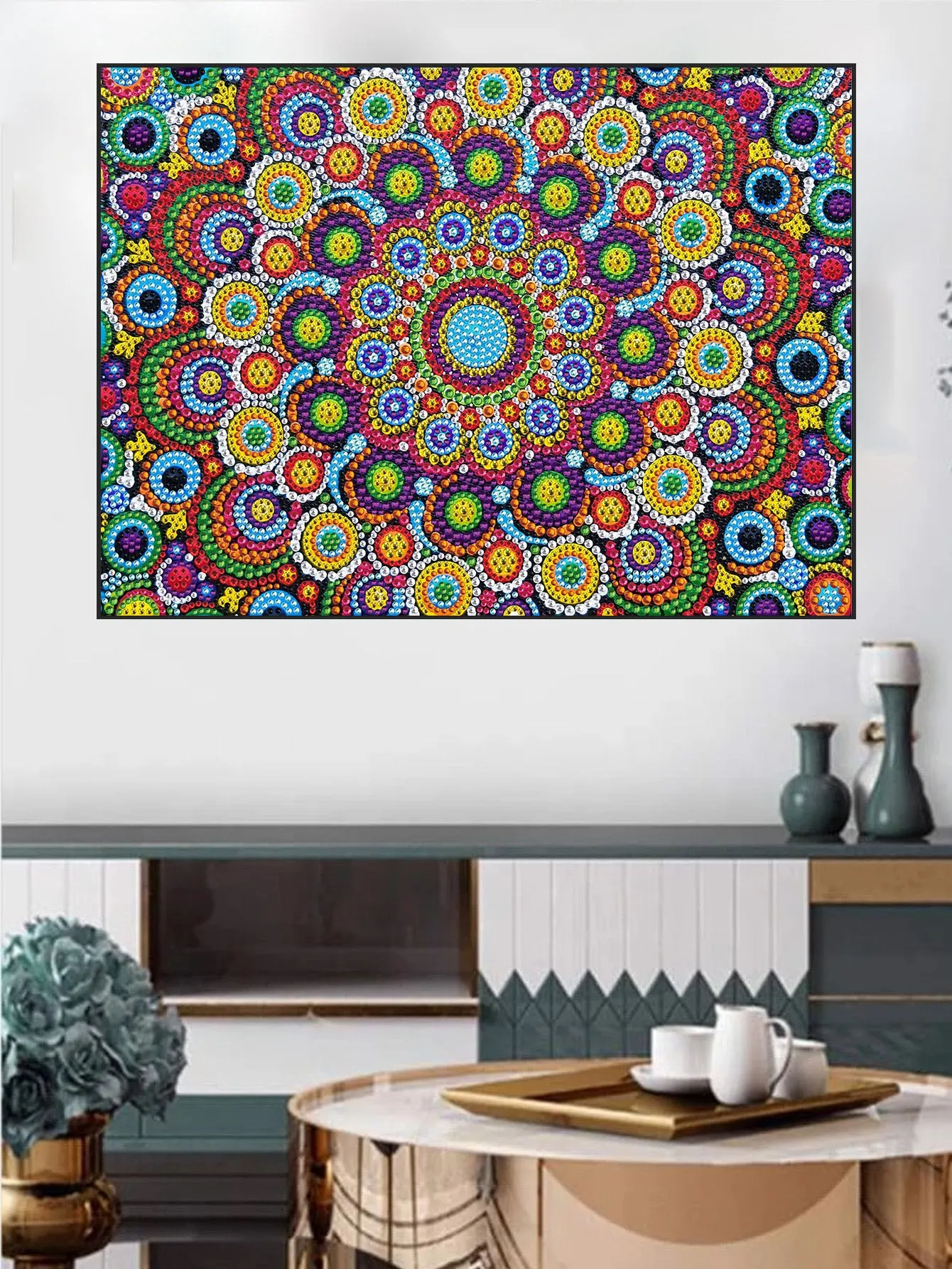 5D DIY Special-Shaped Drill-Flower  30*40CM