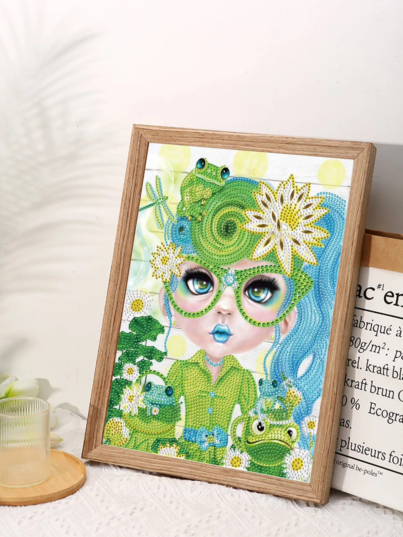 5D DIY Special-Shaped Drill-Girl 30*30CM