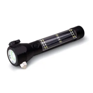 9-in-1 LED Solar Flashlight / Power Bank & Multi-Tool - Welcome Special