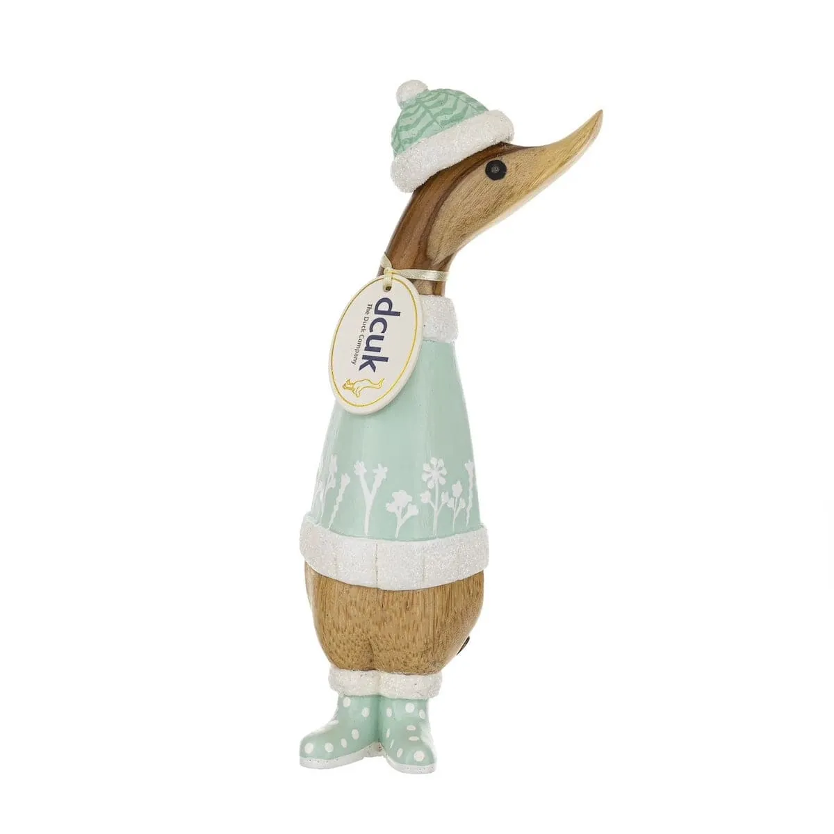 Alpine Green Wooden Christmas Ducklings - Choice of Design
