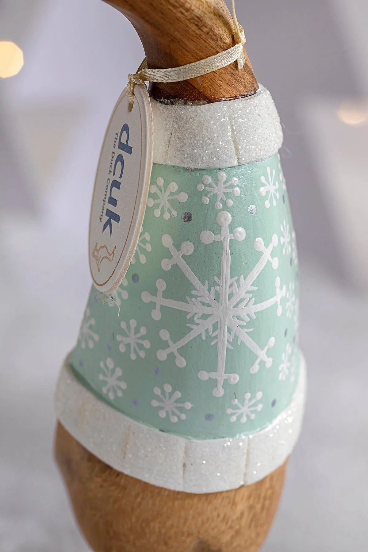 Alpine Green Wooden Christmas Ducklings - Choice of Design