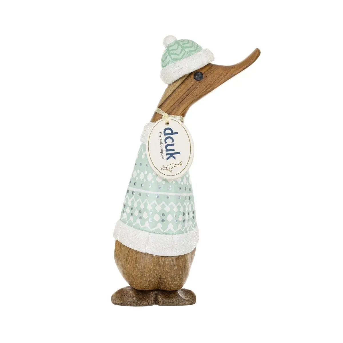 Alpine Green Wooden Christmas Ducklings - Choice of Design