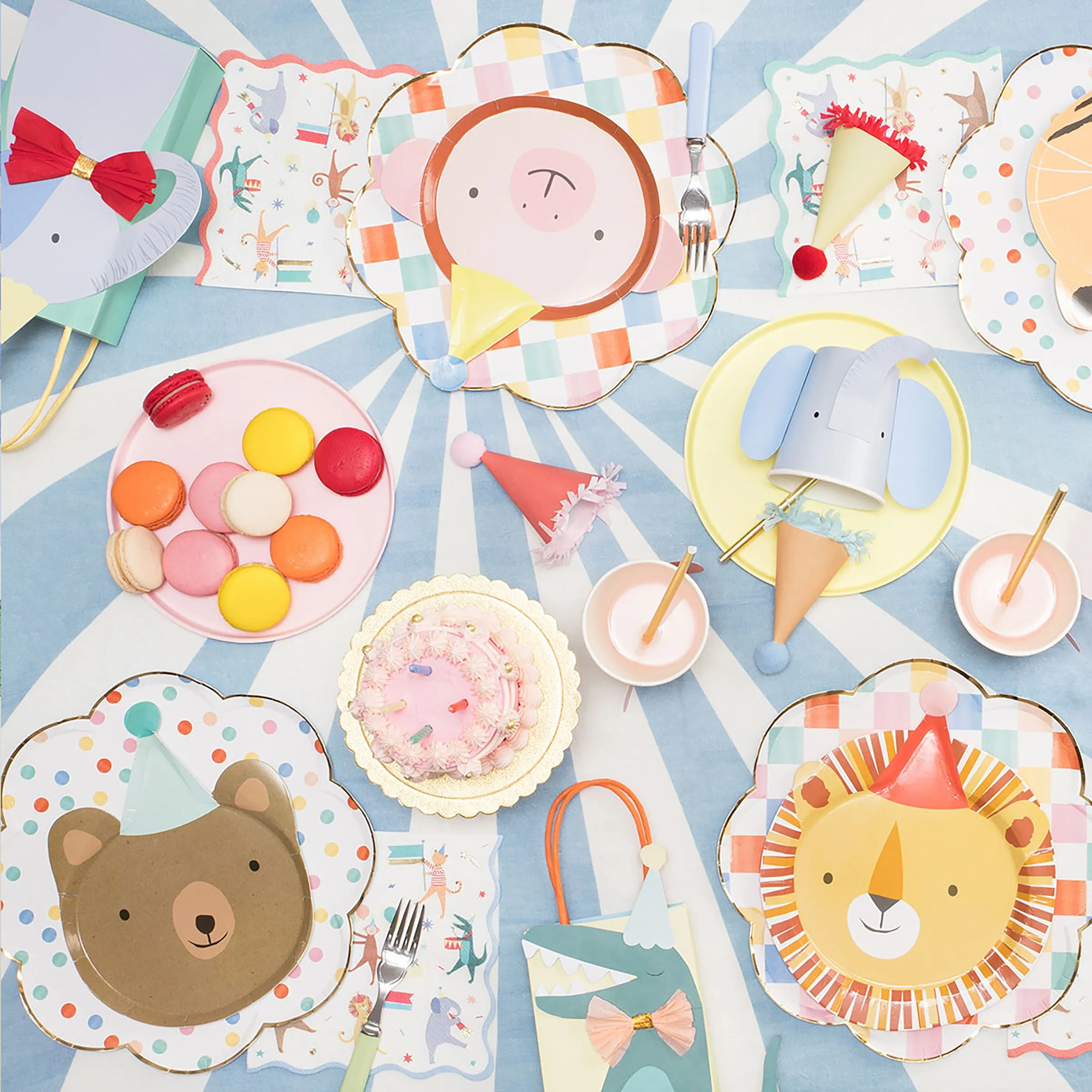 Animal Parade Plates (x 8)