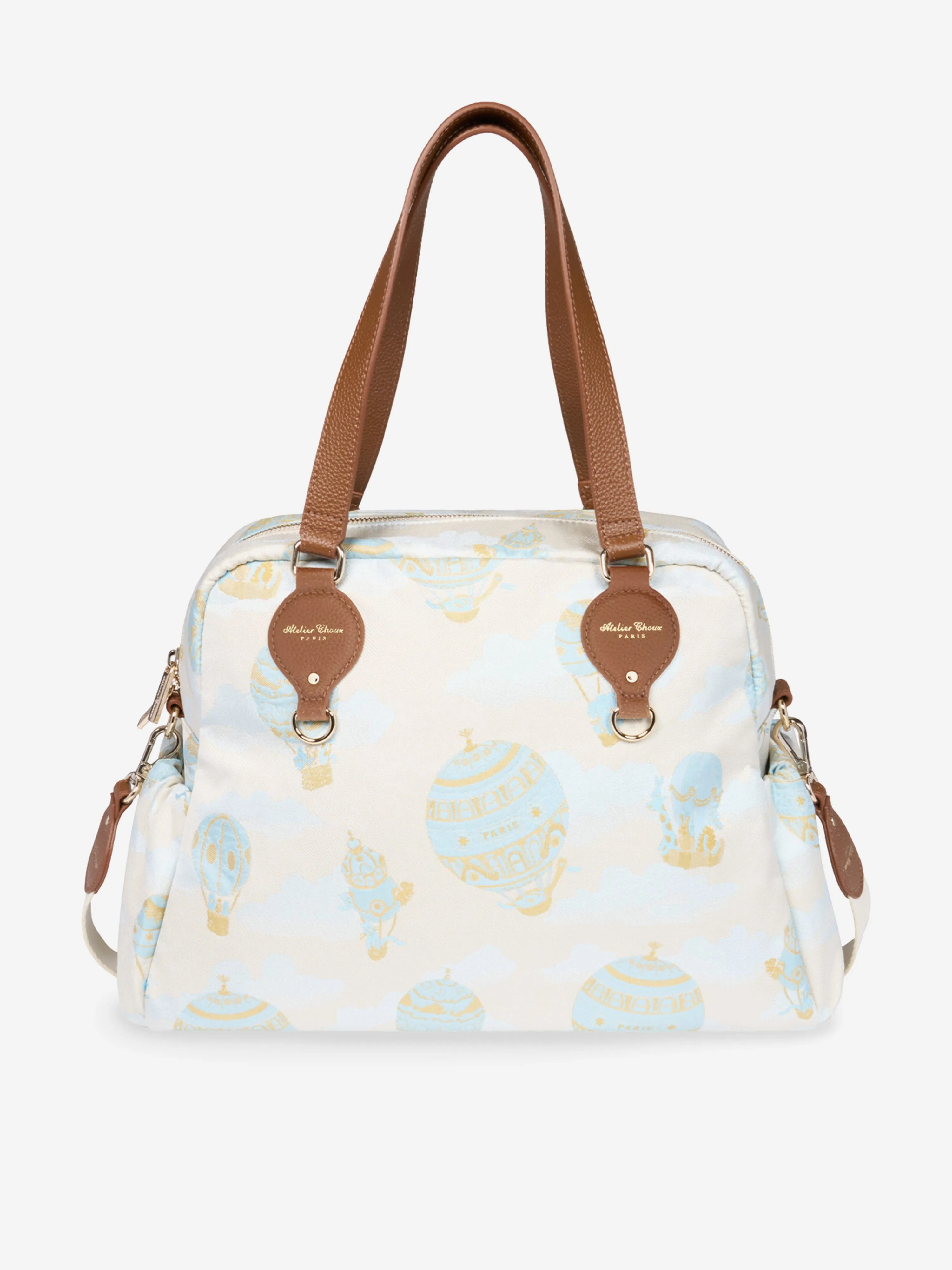 Atelier Choux Baby Boys Hot Air Balloons Changing Bag in Blue (38cm)