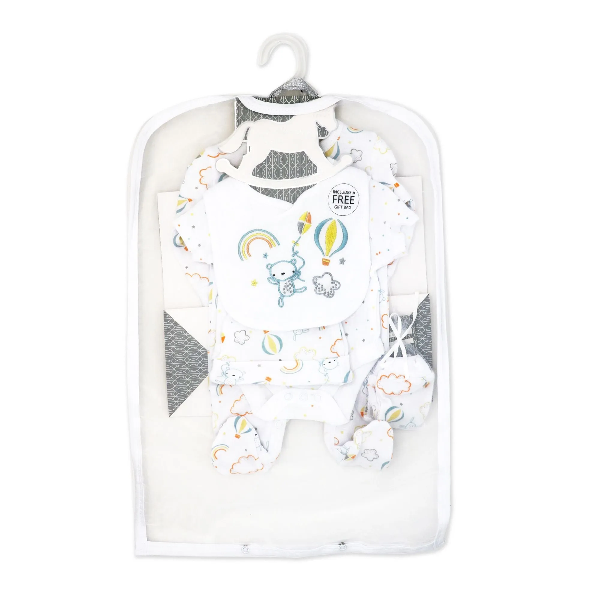 Baby Gift Set - Hot Air Balloon Color