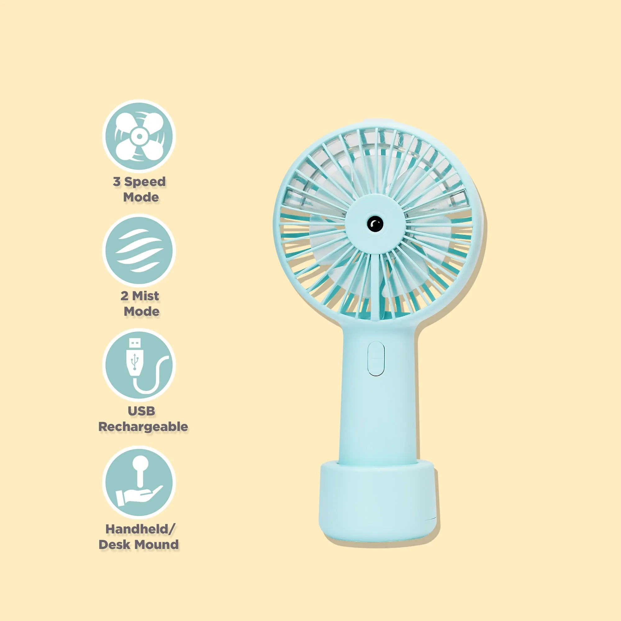 Babybee Rechargeable Hand Fan with Mist