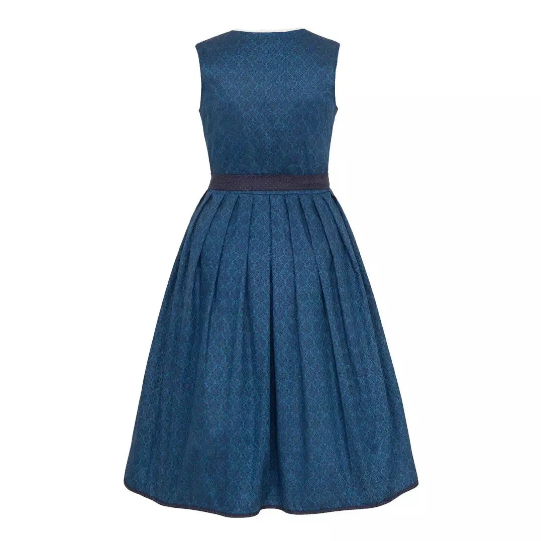 Bavarian Dirndl Dress Ivelina, 2pcs - Blue