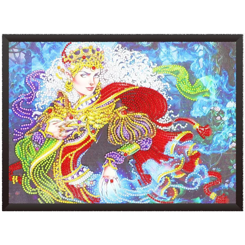 Beauty 5D DIY Special Shaped Diamond Painting