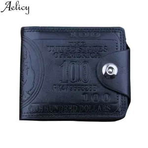 Bill Leather Short Wallet Bifold Card