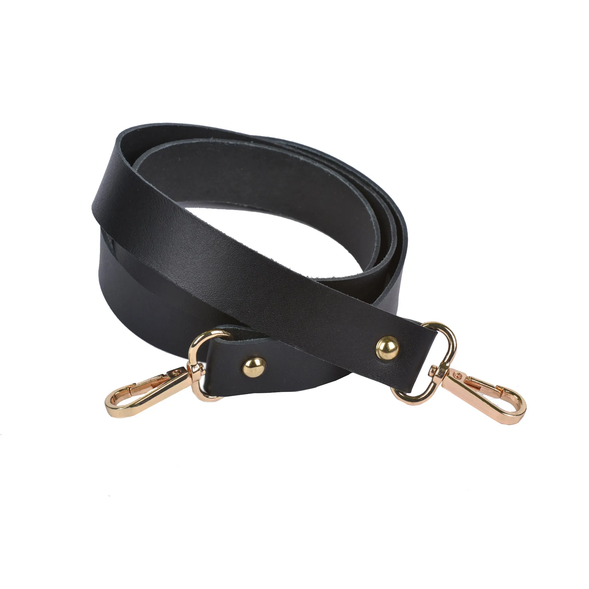 Black Leather Purse Strap