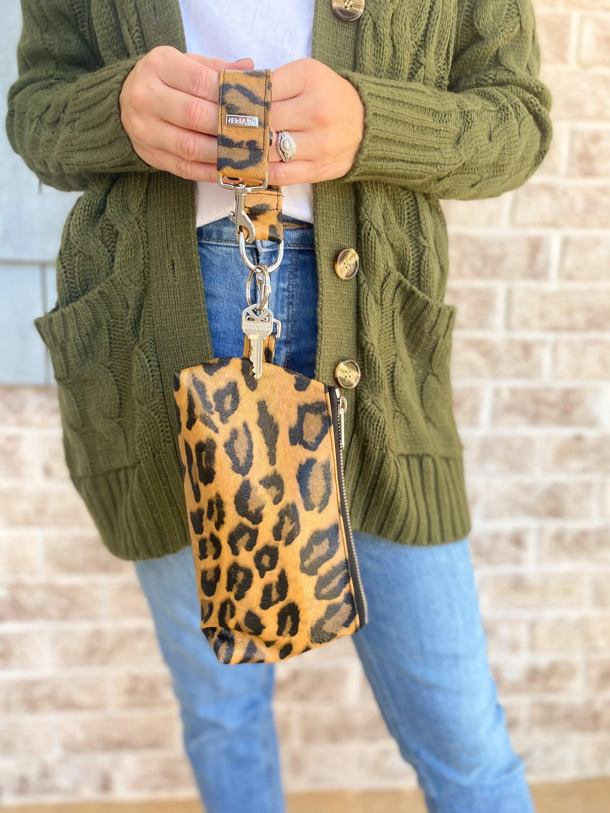 Brown Leopard Vegan Leather Bag