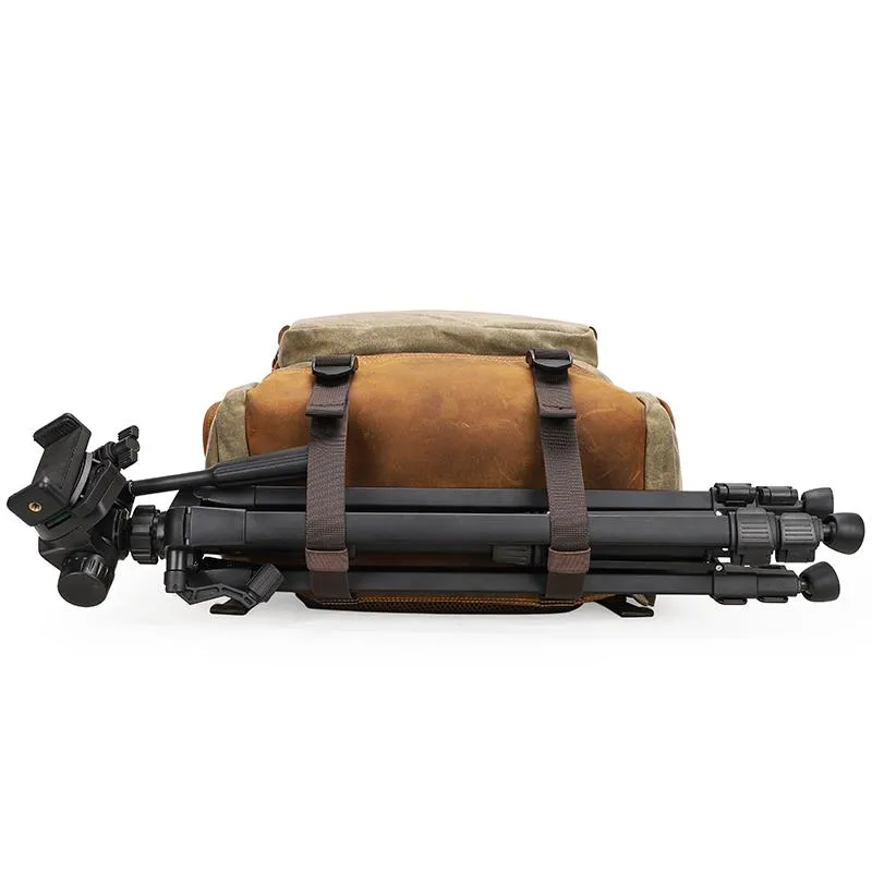 CANVAS WATERPROOF 15‘’ MENS LARGE NIKON CAMERA BACKPACK CANON CAMERA BAG DSLR CAMERA BAG FOR MEN