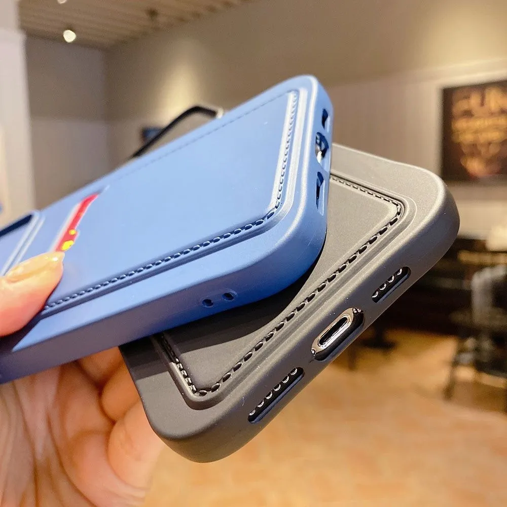 Card Bag Pattern iPhone Cute Phone Case For iPhone 13 12 11 Pro Max X XR XS Max 7 8 Plus