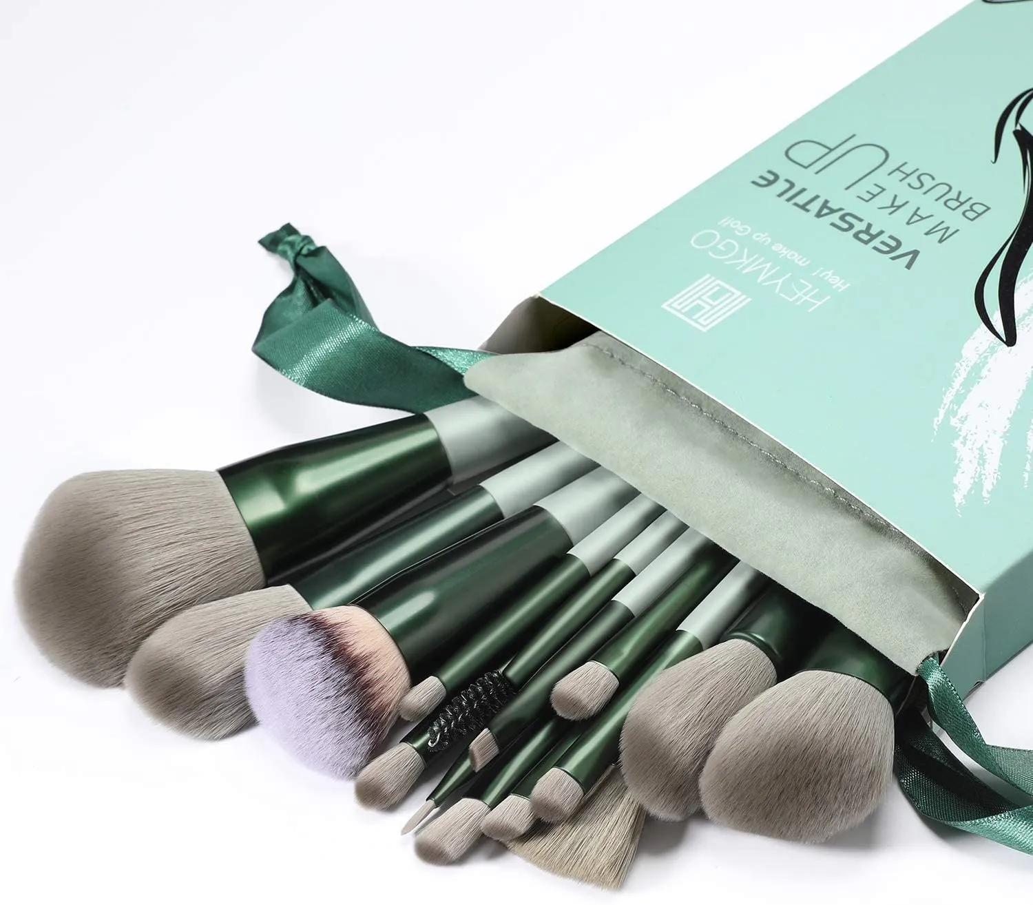 Champion-15pcs Makeup Brush Sets with Flannel Bag