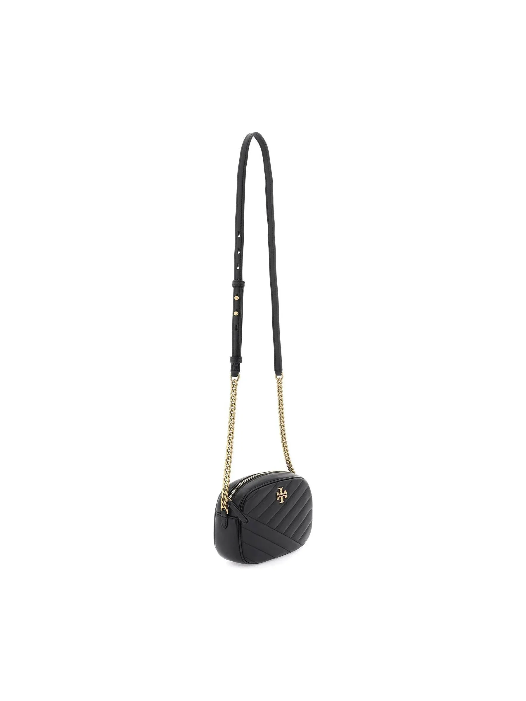Chevron Quilted Leather Camera Bag