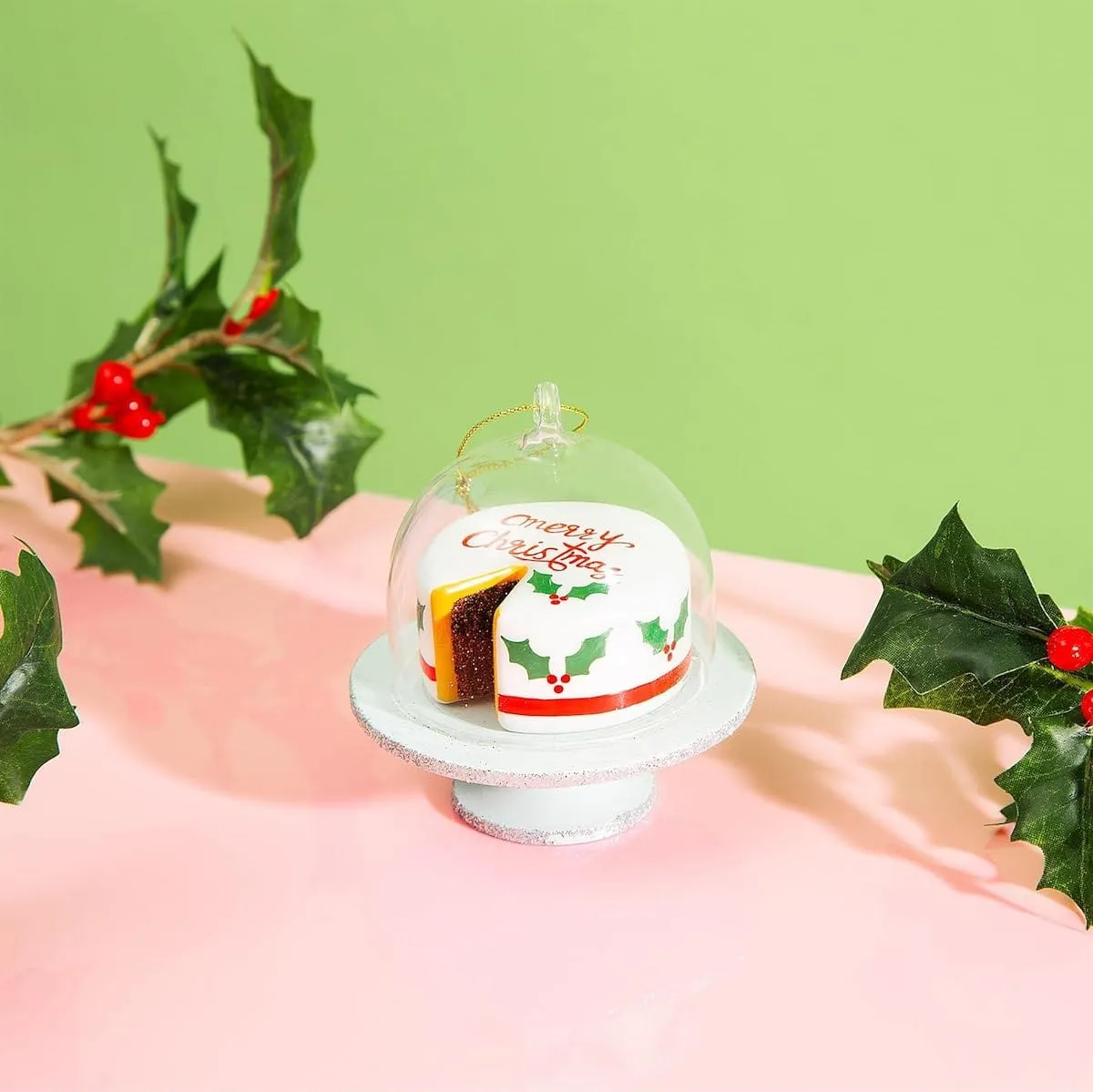 Christmas Cake Dome Decoration