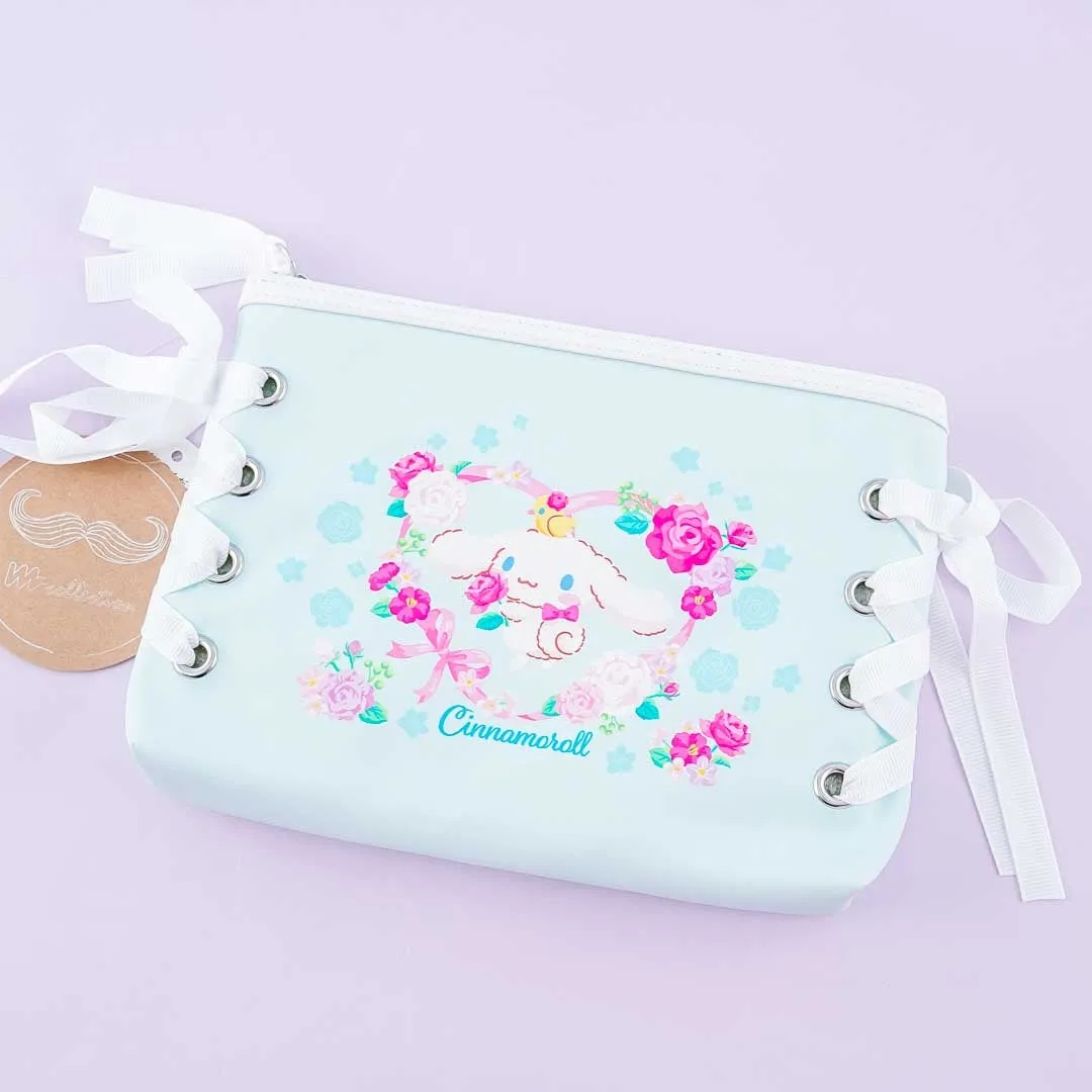 Cinnamoroll Lolita Lace-Up Cosmetic Pouch