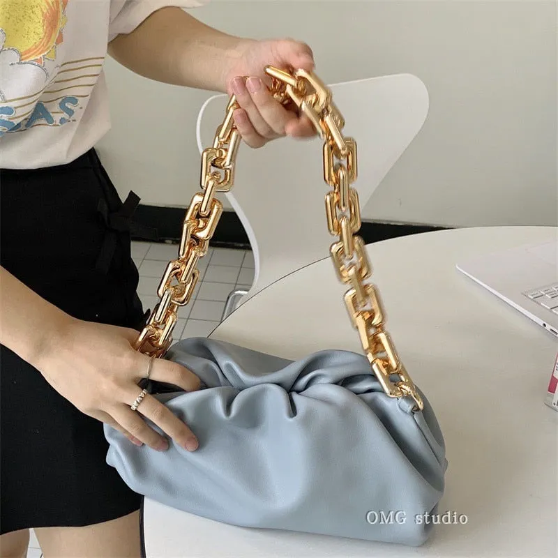 Cloud bag, Soft Leather Hobos Bag, Single Shoulder Purse, Crossbody Bag, Luxury Handbag And Purse Day Clutches