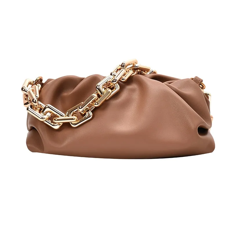 Cloud bag, Soft Leather Hobos Bag, Single Shoulder Purse, Crossbody Bag, Luxury Handbag And Purse Day Clutches