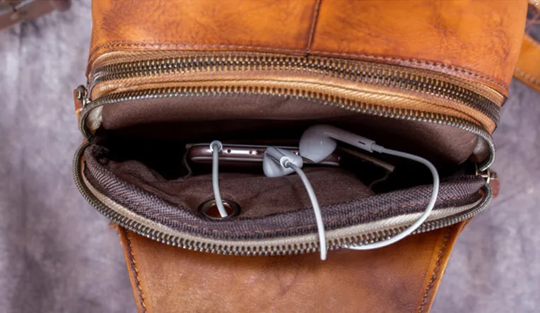 Cool Women's Cross Chest Bag Leather Sling Bags For Women