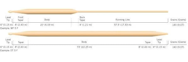 Cortland 444 Classic Peach - Double Taper