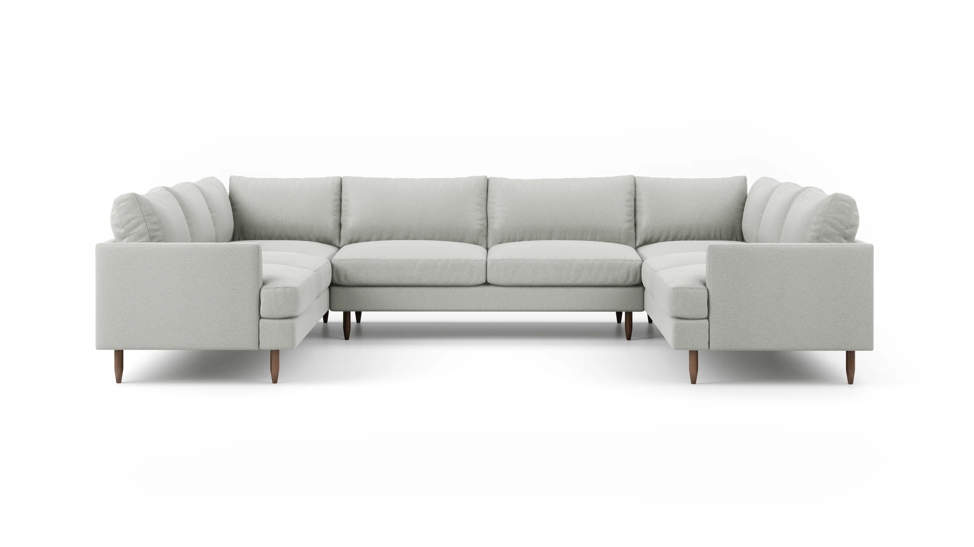 Crowd Pleaser U-Shaped Sectional (115" x 144" x 115")