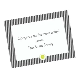Custom Gift Note