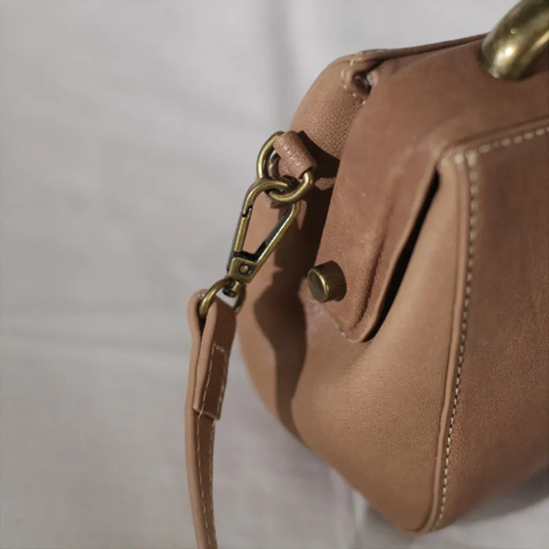 Cute Female Leather Doctor Bags Handbags Shoulder Bag Purse for Women