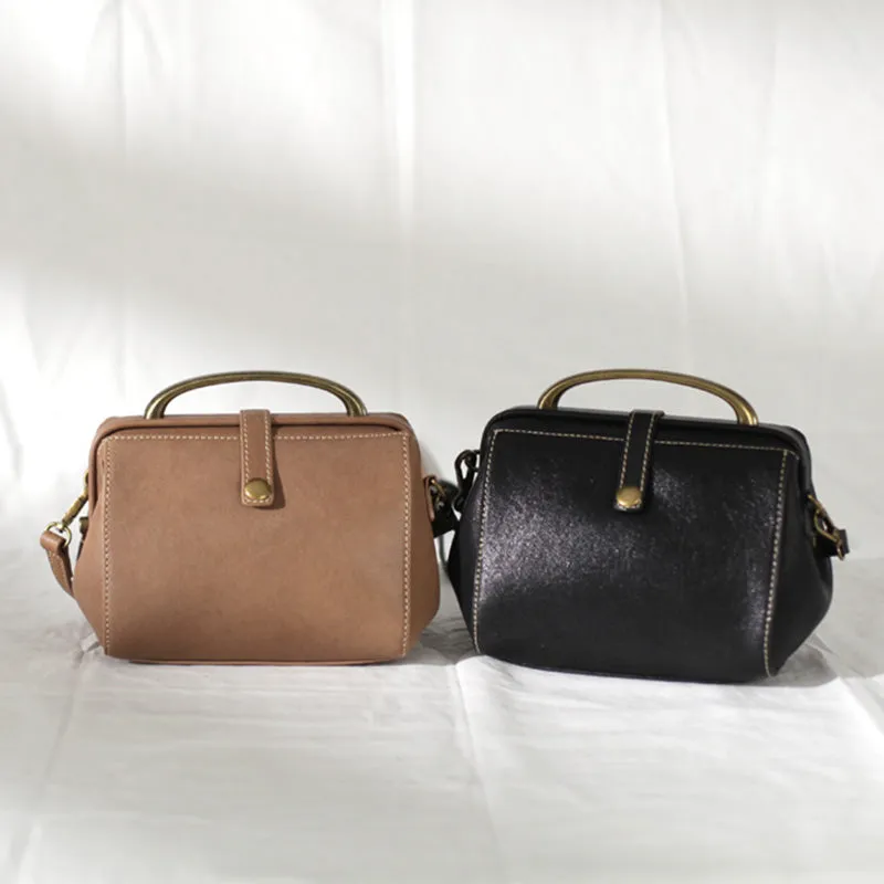Cute Female Leather Doctor Bags Handbags Shoulder Bag Purse for Women