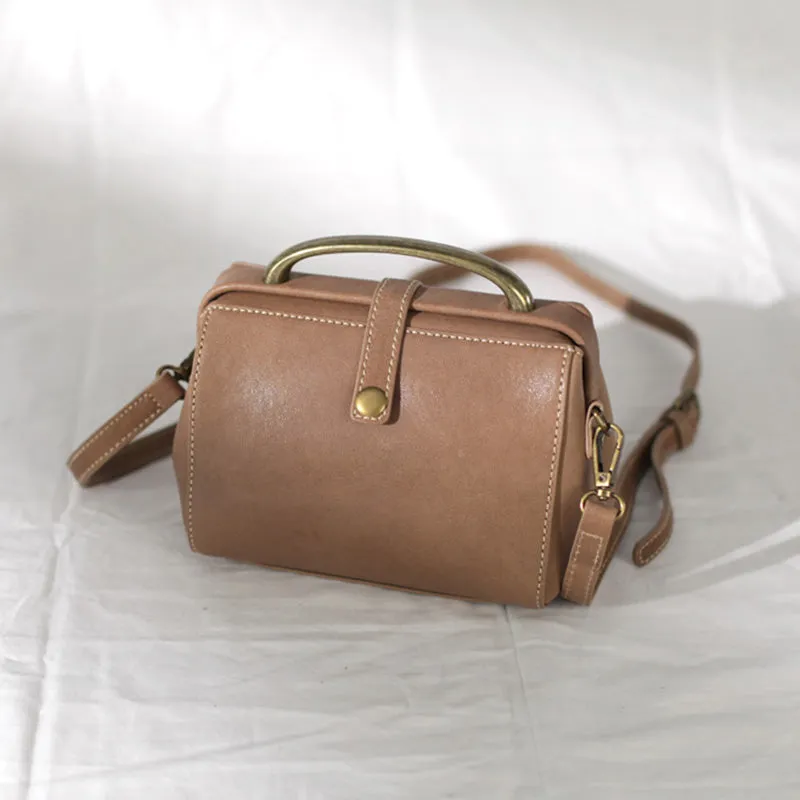 Cute Female Leather Doctor Bags Handbags Shoulder Bag Purse for Women