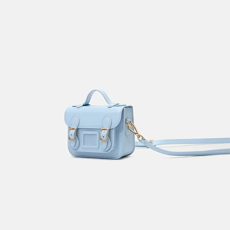 Cute Ladies Mini Black Leather Crossbody Side Bags For Women