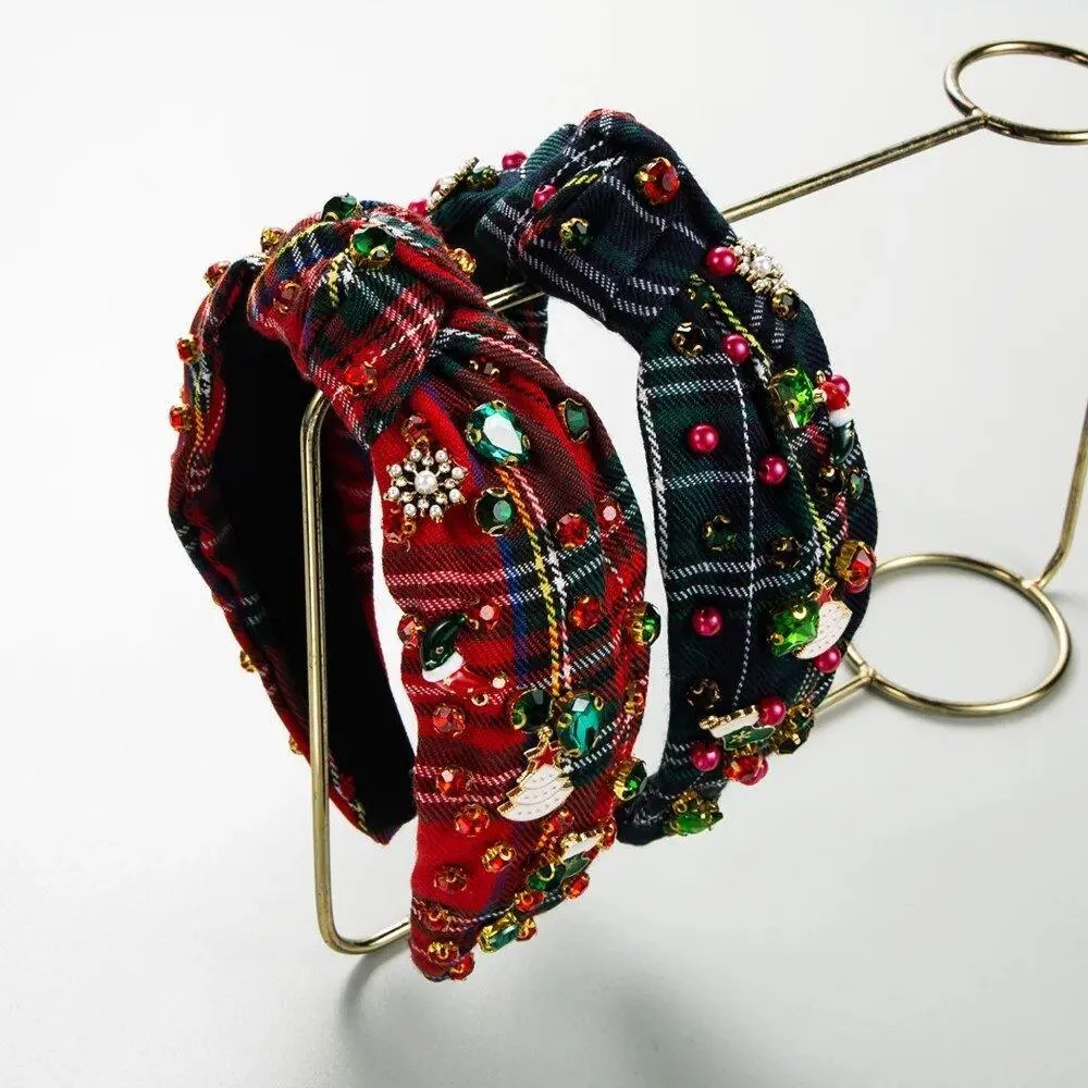 Dazzling Christmas Icons Knot Hairband