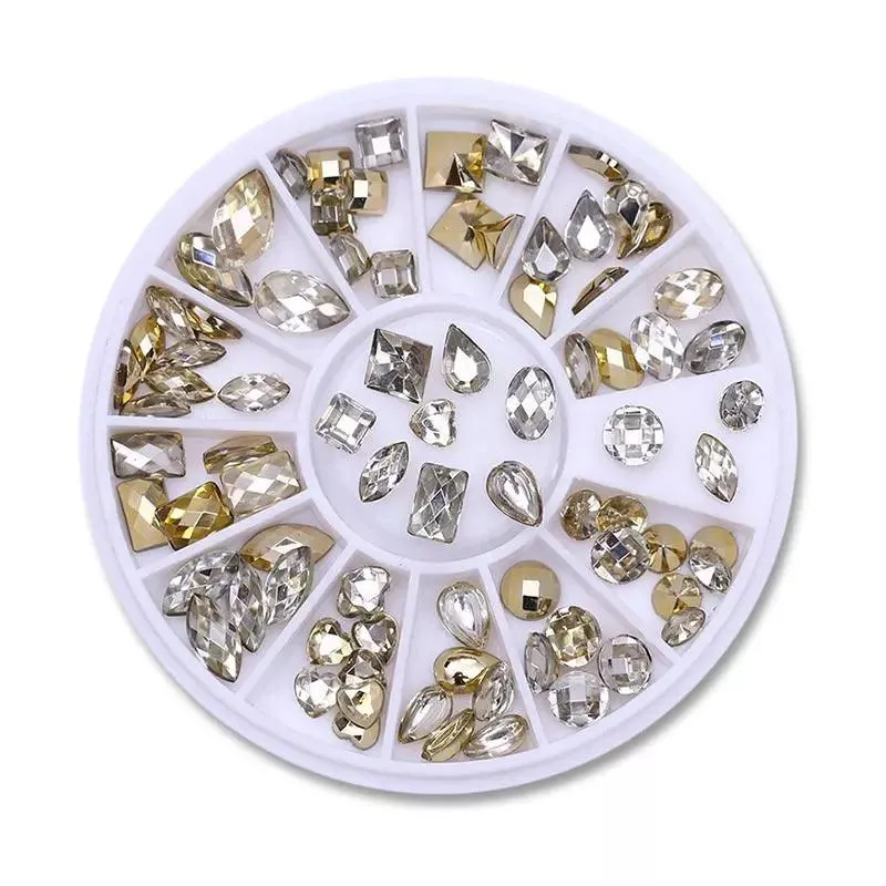 Dazzling Rhinestone and Crystal Gem Set for Stunning 3D Nail Art