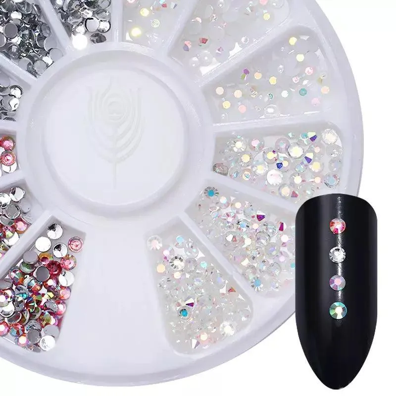 Dazzling Rhinestone and Crystal Gem Set for Stunning 3D Nail Art