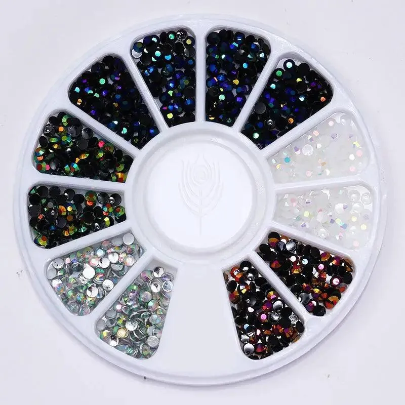 Dazzling Rhinestone and Crystal Gem Set for Stunning 3D Nail Art