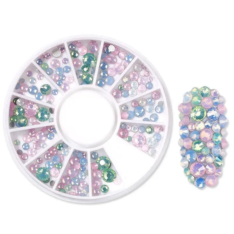 Dazzling Rhinestone and Crystal Gem Set for Stunning 3D Nail Art
