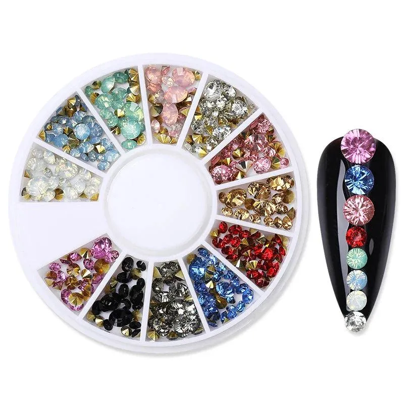 Dazzling Rhinestone and Crystal Gem Set for Stunning 3D Nail Art