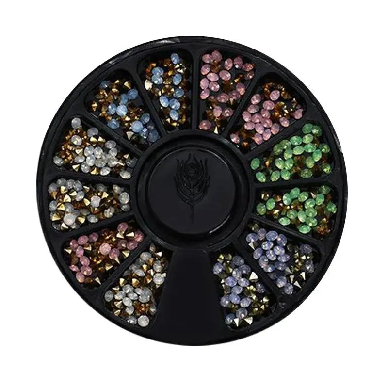 Dazzling Rhinestone and Crystal Gem Set for Stunning 3D Nail Art