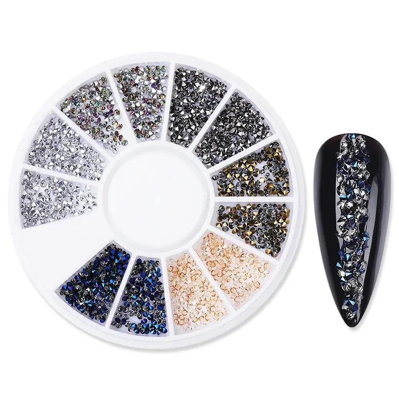 Dazzling Rhinestone and Crystal Gem Set for Stunning 3D Nail Art