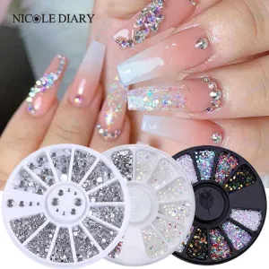 Dazzling Rhinestone and Crystal Gem Set for Stunning 3D Nail Art