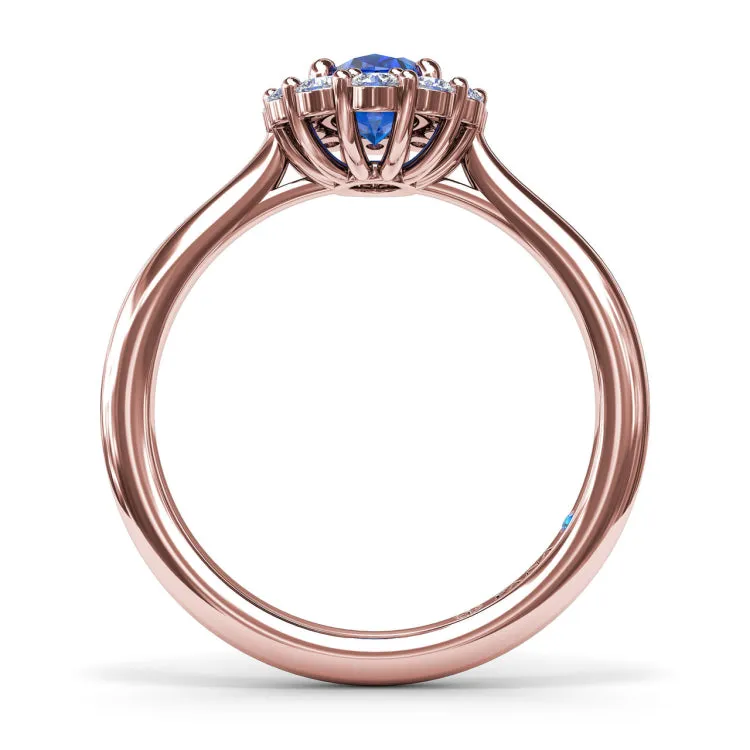 Dazzling Sapphire and Diamond Ring