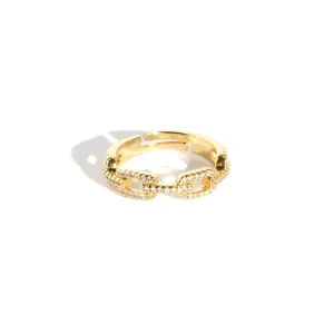 Dazzling Wide Chain Ring - ONLY 1 LEFT!